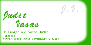 judit vasas business card